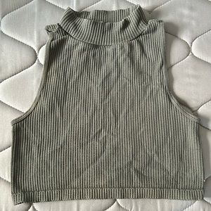 Aeropostale green crop top